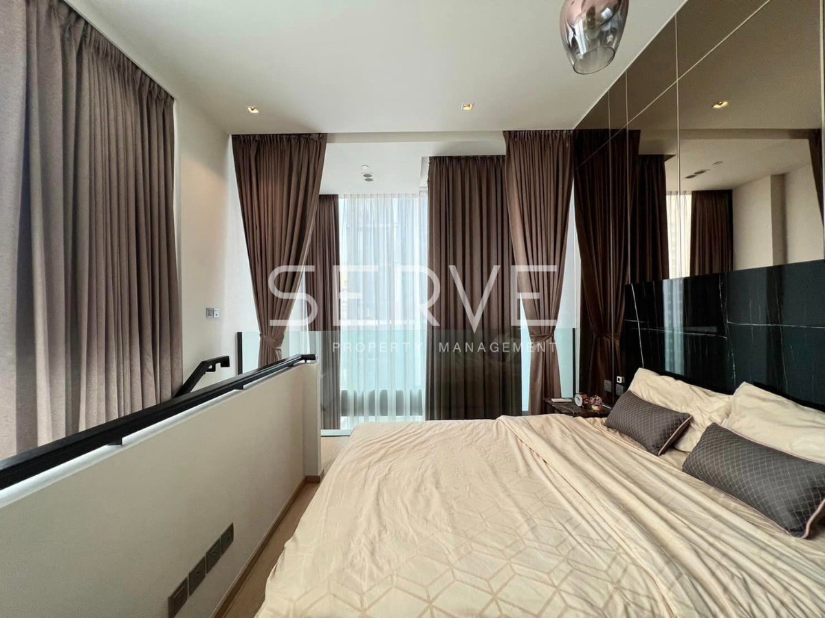 รูป ห้องดูเพล็กซ์ 1 นอน ห้องสวยมาก 51 ตร.ม. คอนโดหรู ทำเลดี เดินทางสะดวก BTS ชิดลม 280 ม. ที่ 28 Chidlom / ให้เช่าคอนโด - รูปที่ 4/11