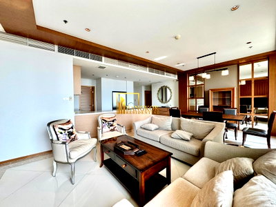 คอนโดให้เช่า : The Empire Place - Elegant 3 Bed Condo in Sathorn CBD Area - BR2897CD