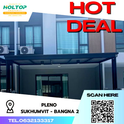 Townhouses for rent : #S3109 For Rent Pleno Sukhumvit-Bangna 2