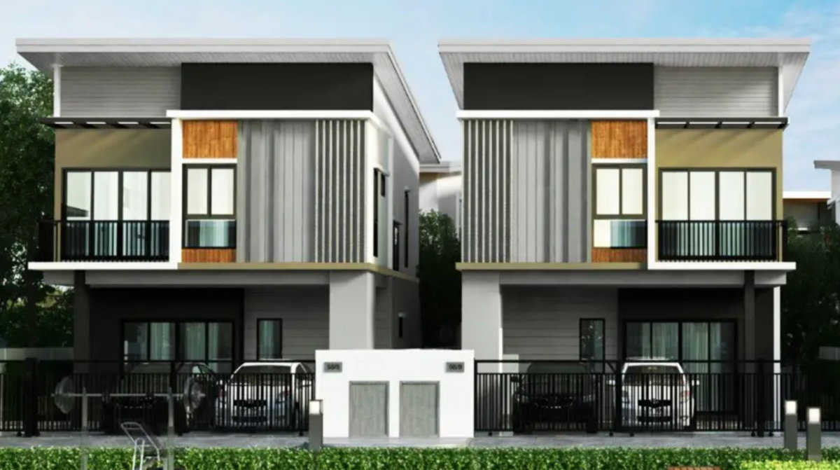 รูปภาพบ้านแฝด 2 ชั้น