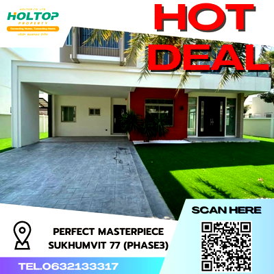 เช่าบ้านเดี่ยว นิคมอัญธานี (เจมโมโปลิส) : #S3138 ให้เช่า Prefect Masterpiece Sukhumvit 77