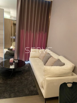 1 Bed with Bathtub Nice Room City view Luxury brand Good Location  Next to MRT Phetchaburi station 98 m. @ The Esse at Singha Complex 