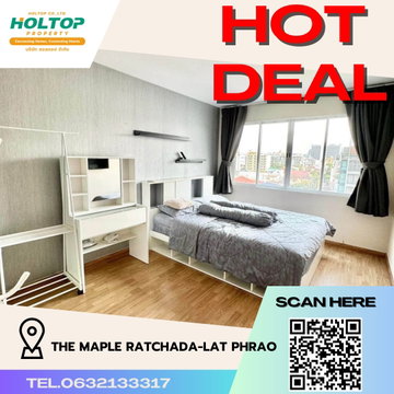 #R3055 For rent The Maple Ratchada-Lat Phrao