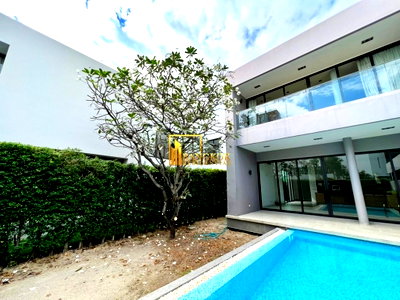 เช่าบ้านเดี่ยว โรงเรียนเซนต์แอนดรูส์อินเตอร์เนชันแนล กรุงเทพ :  Q38 - House in Compound 4 Bed With Pool For Rent in Thonglor - BR27879SH