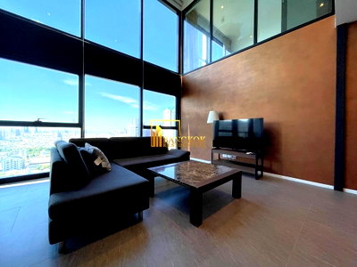 คอนโดให้เช่า :  The Lofts Silom - Impressive 2 Bedroom Duplex Condo For Rent - BR15748CD