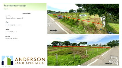 ที่ดิน วิทยาลัยศิลปหัตถกรรมกรุงเทพ : ขายที่ดิน ถนนโยธินพัฒนา ซอยอ่วมคุ้ม  เนื้อที่ 6-0-78ไร่ 