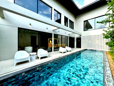 เช่าบ้านเดี่ยว โรงเรียนเซนต์แอนดรูส์อินเตอร์เนชันแนล กรุงเทพ : Beautiful 4 Bedroom Pool Villa For Rent in Ekkamai Area - BR27670SH