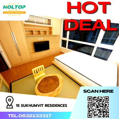 คอนโดให้เช่า : #R3175  ให้เช่า 15 Sukhumvit Residences