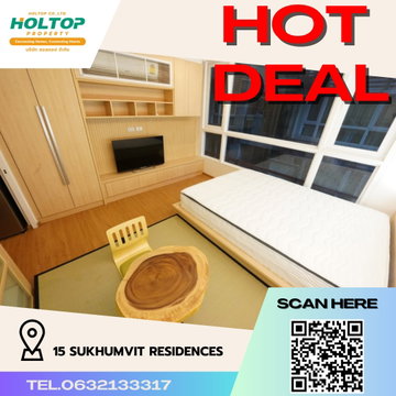 #R3175  ให้เช่า 15 Sukhumvit Residences