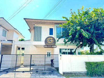 Houses for rent Chonburi : 🏡 Rent a single house in Casa Ville Village, Sriracha-Suea Park 👉 Rental price only 26,000 baht/month