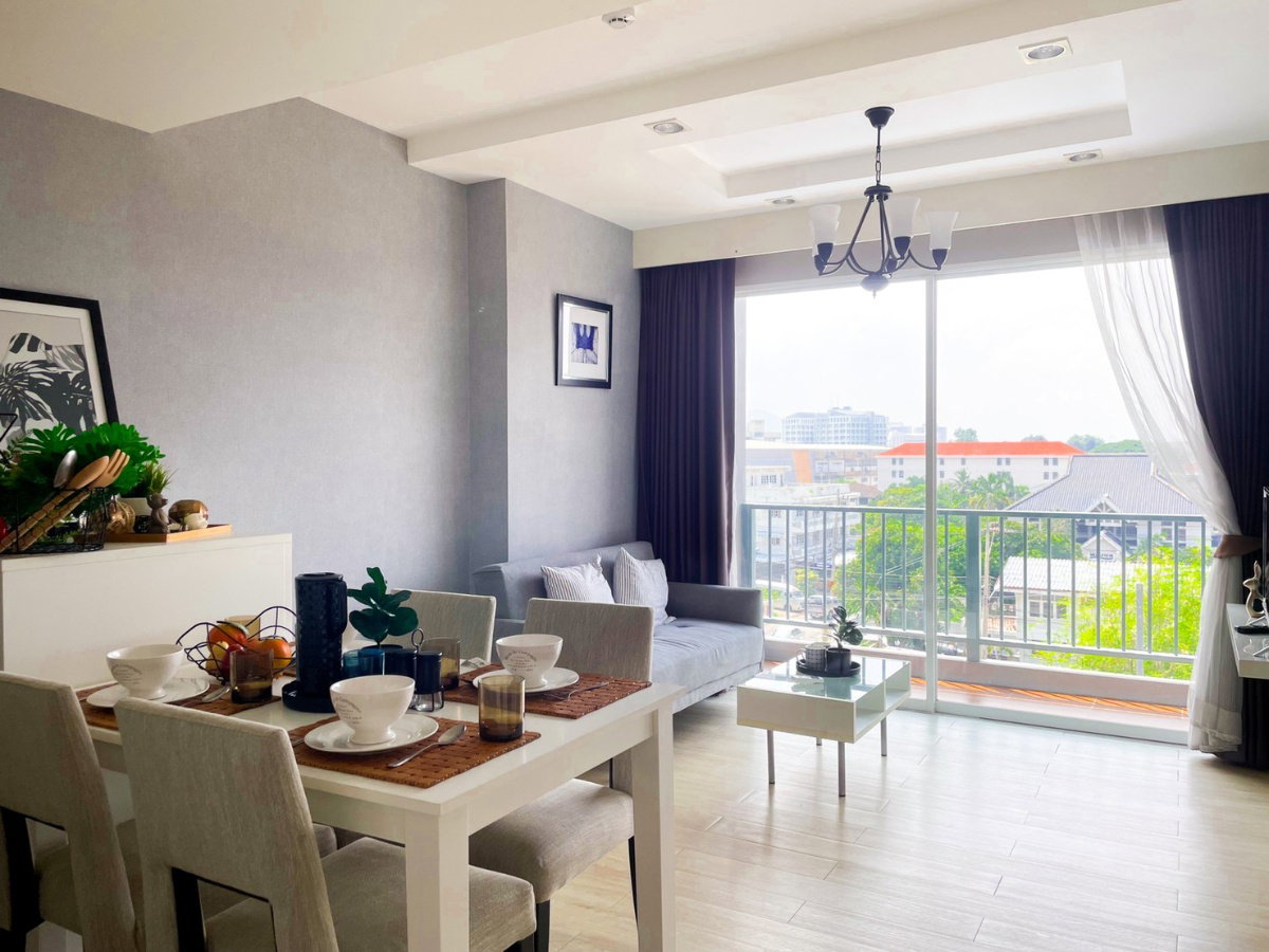 รูป ให้เช่าคอนโด The Patio Condo บางแสน ห้องมุม 099-4265469 - รูปที่ 1/8