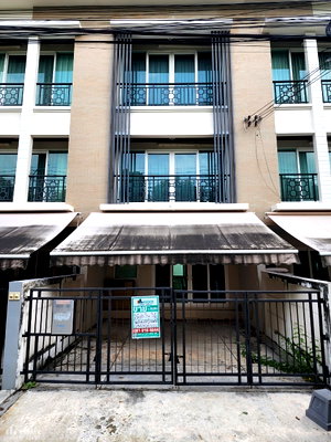 บ้านเดี่ยว สถาบันเทคโนโลยีไทย-ญี่ปุ่น : ขายพร้อมผู้เช่าบ้านกลางเมือง พระราม9 3ชั้น 3ห้องนอน 3ห้องน้ำ 21.1 ตรว.