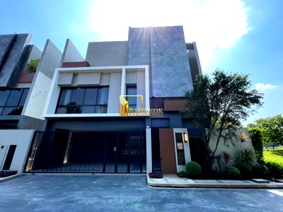 บ้านเดี่ยวให้เช่า :  Bugaan Krungthepkreetha - House 3 Bedroom For Rent in On Nut BR28069SH