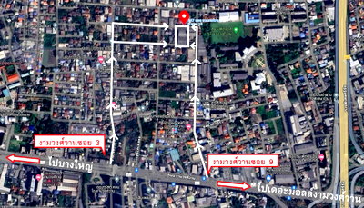 Land for sale Khae Rai Station : Best Location land / warehouse, Khaerai Ngamwongwan