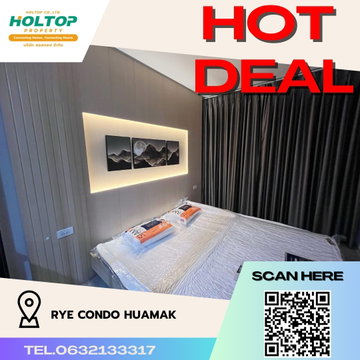 #R3176  ให้เช่า Rye Condo Huamak