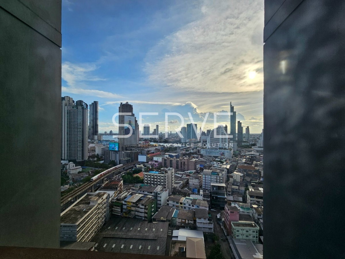 รูป 🔥- 1 นอน ห้องกว้าง 50.5 ตร.ม. ชั้นสูง วิวแม่น้ำ สวยๆ คอนโดติด BTS สุรศักดิ์ 160 ม. ที่ Noble Revo Silom / ให้เช่าคอนโด - รูปที่ 8/8