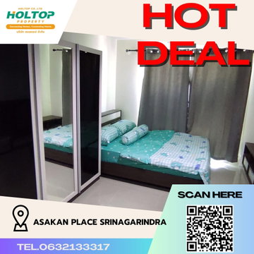 #R3268 ให้เช่า ASAKAN Place Srinagarindra