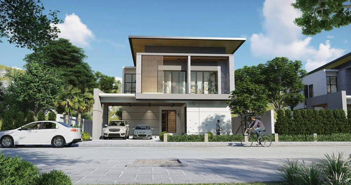 รูปภาพบ้านเดี่ยว 2 ชั้น