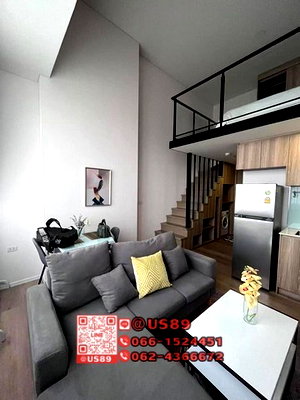 ขายคอนโด : 💙💙 Hot Price 💙💙  For Sale/ขาย คอนโด Siamese Sukhumvit 87 (ไซมิส สุขุมวิท 87) Duplex Room ขนาด 29.33 ตร.ม. ชั้น 18