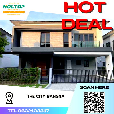 บ้านเดี่ยวให้เช่า : #S3300 ให้เช่า The City Bangna