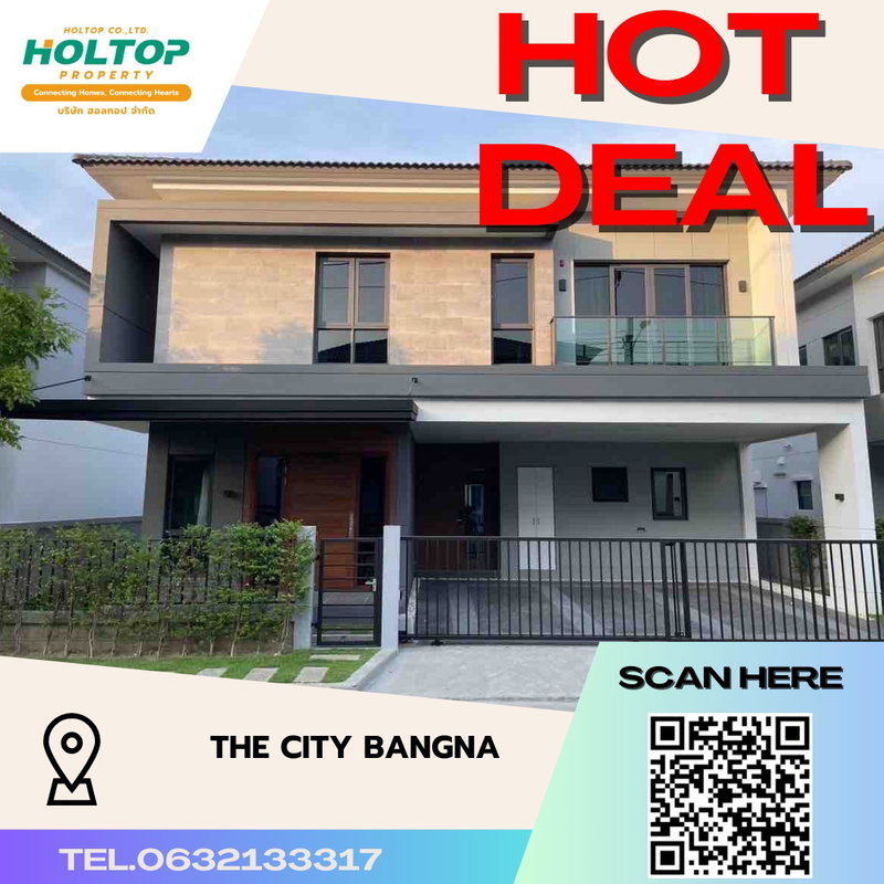 Houses for rent : #S3300  For Rent The City Bangna