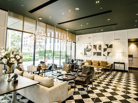 ðĨ50KðĨ - Corner Unit 2 Beds Good Location Close to BTS Asok & MRT Sukhumvit 550 m. at Noble Recole Sukhumvit 19 Condo / For Rent