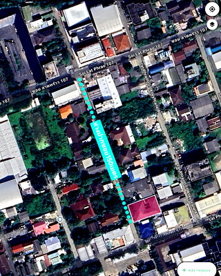 ที่ดิน MRT บางกะปิ : ขายที่ดิน+บ้าน 2 ชั้นพื้นที่ 152 ตรว. ซอยลาดพร้าว 107  คลองจั่น เขตบางกะปิ กทม. ใกล้โรงพยาบาลเวชธานี