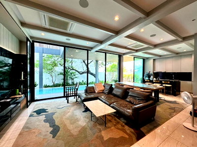 บ้านเดี่ยว วิทยาลัยดุสิตธานี : บ้านโครงการ The AVA  rescidence สุขุมวิท 77 ตกแต่งด้วยเฟอร์นิเจอร์หรูทั้งหลัง