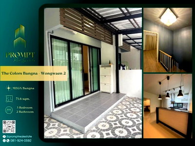 Townhouses for sale Suwannaphum International Airport : ST13264 - The Colors Bangna - Wongwaen 2