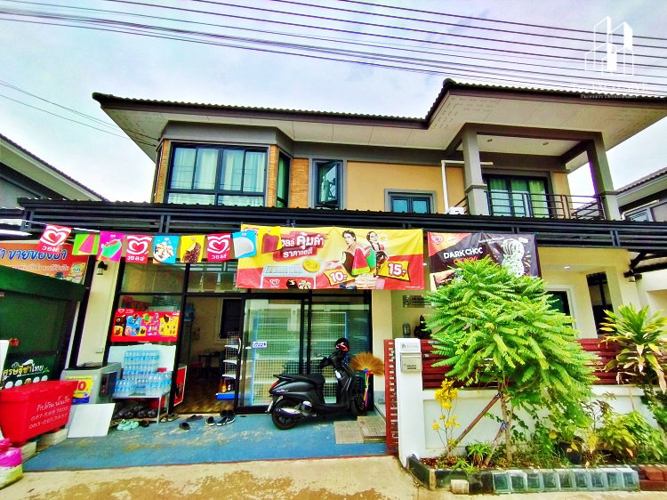 รูป ขายบ้านเดี่ยว หมู่บ้านภิภาพร แกรนด์5 ต่อเติมโรงจอดรถฟรีแอร์ 6 ตัว - รูปที่ 1/13