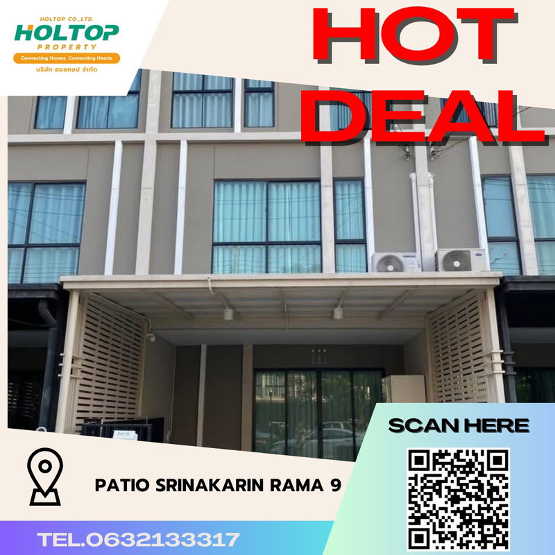 Townhouses for rent : #R3351 For rent  Patio Srinakarin Rama 9