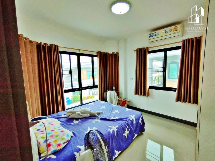 รูป ขายบ้านเดี่ยว หมู่บ้านภิภาพร แกรนด์5 ต่อเติมโรงจอดรถฟรีแอร์ 6 ตัว - รูปที่ 7/13