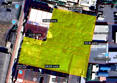 Land for sale Ladprao 48, Chokchai 4, Ladprao 71 : For sale: Vacant land in Soi Ladprao 71, Soi Sangkhom Songkroh 14. Beautiful land, great location, 1 rai 3 ngan 78 sq.w. Ideal for investment.
