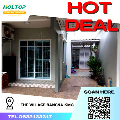 ทาวน์โฮมให้เช่า : #R3352 ให้เช่า The Village Bangna KM.8