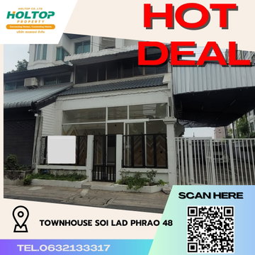 #R3379 ให้เช่า Townhouse Soi Lad Phrao 48