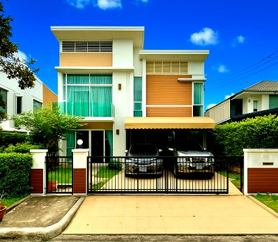 ขายบ้านเดี่ยว : ขายบ้านเดี่ยว 2 ชั้น โฮมเพลส เดอะพาร์ค ( วงแหวน-พระราม9 ) เขตลาดกระบัง กทม.