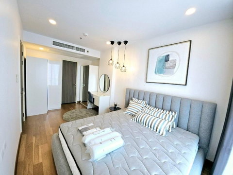 Supalai Premier Charoen Nakhon【𝐑𝐄𝐍𝐓】🔥Luxurious decoration Built-in furniture is perfect, warm but with a premium feel🔥 Contact Line ID: @hacondo