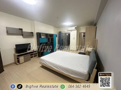 A68-027 Condo for rent Supalai Park Ratchaphruek-Phetkasem Studio with full electrical appliances Near BTS Bang Wa and Siam University ✨