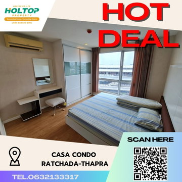 #S3421 ให้เช่า Casa Condo Ratchada-Thapra