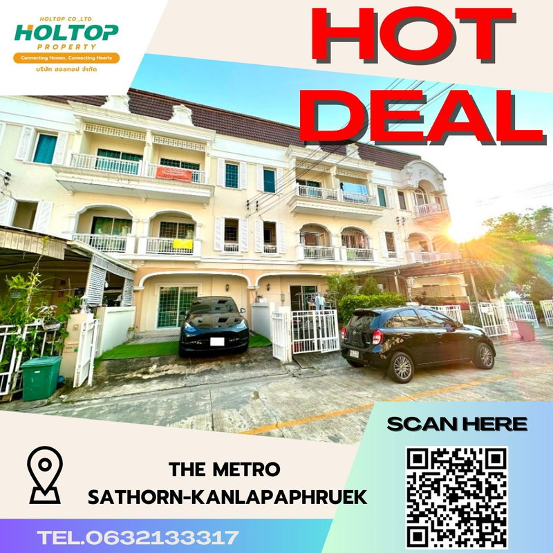 Townhouses for rent : #S3420 For Rent The Metro Sathorn-Kanlapaphruk