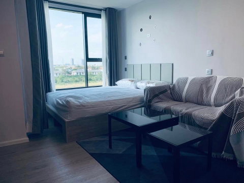 🍭ให้เช่า Kave colony ห้องพร้อมอยู่ คอนโดใกล้ มีรถรับส่งม.กรุงเทพ เดินทาง 5 นาทีถึงมหาลัย 🚕 สนใจติดต่อ @lvcondo