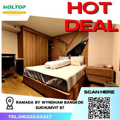 คอนโดให้เช่า : #R3498 ให้เช่าคอนโด Ramada by Wyndham Bangkok Sukhumvit 87