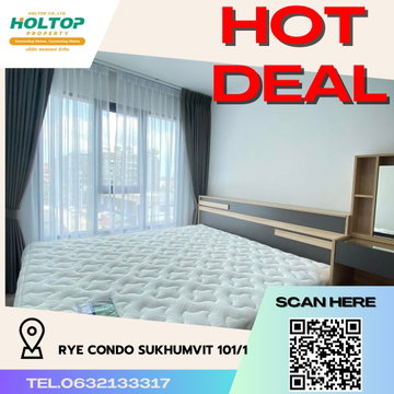 #R3514 ให้เช่าคอนโด RYE Condo Sukhumvit 101/1
