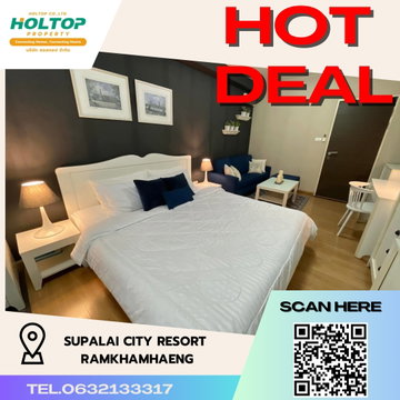 #R3545 Condo for  rent Supalai City Resort Ramkhamhaeng