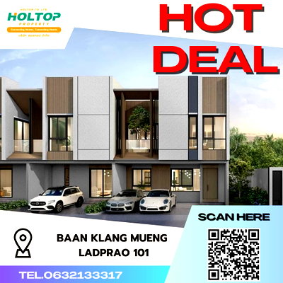 Townhouses for rent Bangkok : #S3457 For Rent Baan Klang Mueng Ladprao 101