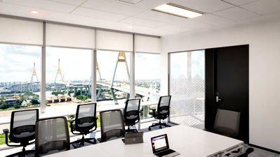 Office for rent :  Service office on Kingsbridge Tower, Rama 3, with luxurious decoration and modern technology.