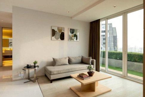 LTH12311 – Jasmine 59 Hotel FOR RENT Size 80 sqm. 2 beds 2 baths Near BTS Thong Lor Station ONLY 117K/Month