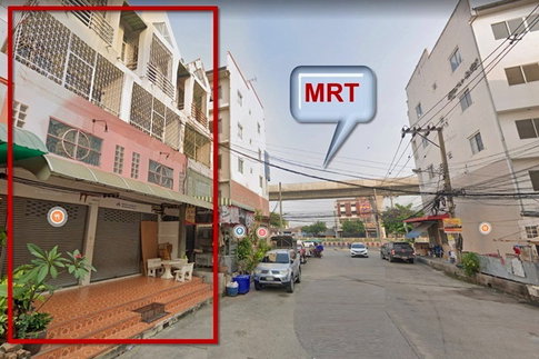 MRTเคหะราม รามคำแหง 170-184 ห่างจากถ.ใหญ่ 20 ม. 38ตรว.โฮมออฟฟิต 3ชั้น 2คูหาติดกัน 428ตรม. 10นอน