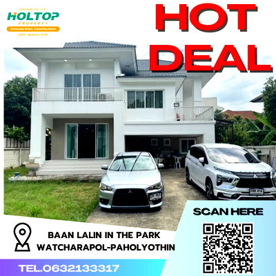 Houses for rent Saphan Mai : #R3642 Condo for rent Baan Lalin In The Park Watcharapol-Paholyothin