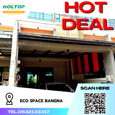 ทาวน์โฮมให้เช่า : #S3510 ให้เช่า Eco Space Bangna